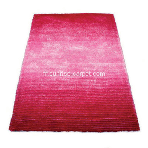 Polyester Soie Shaggy avec tapis en boucle